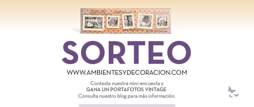 Sorteo encuesta Ambientes & Decoración